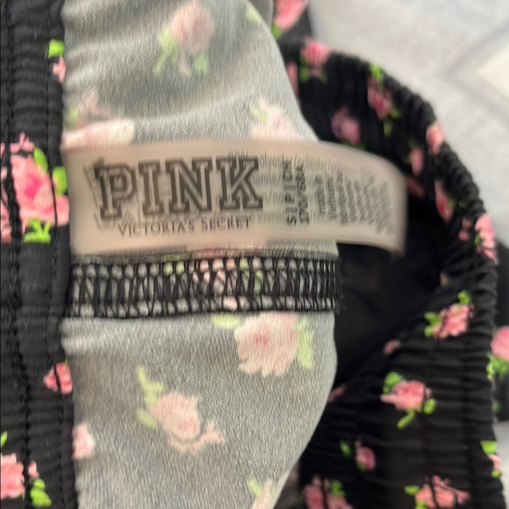 Victoria's Secret Black and Pink Athletic Shorts - Picture 2 of 8
